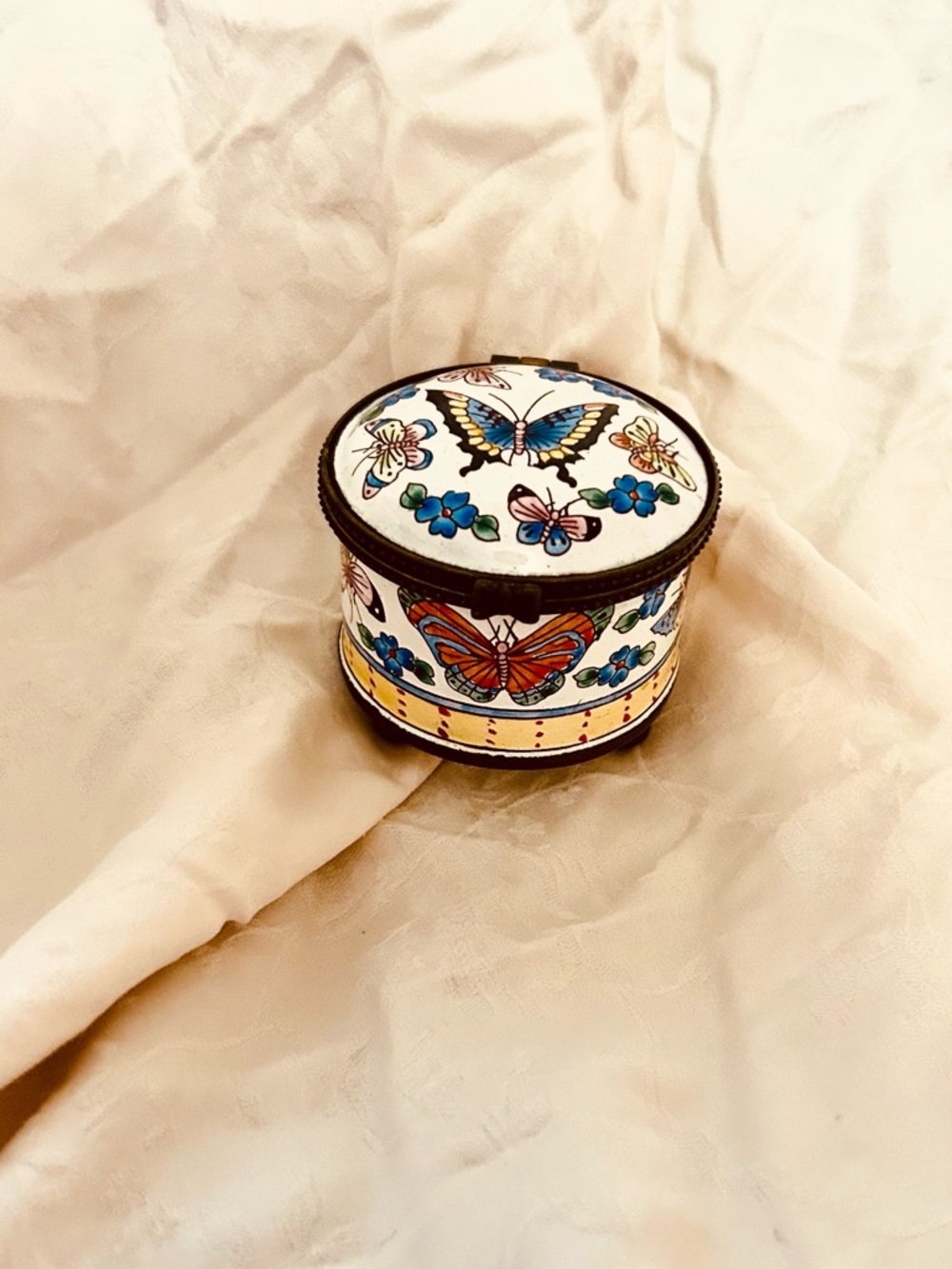 Decorative Butterfly Stamp Roll /Trinket Box by Kelvin Chen